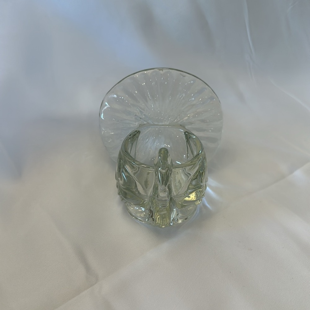 Vintage Avon Glass Turkey Votive Candle Holder Thanksgiving Decor - Picture 4 of 6